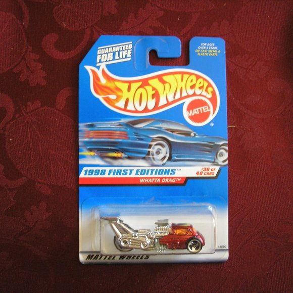 🚗 1998 Hot Wheels 1st Editions Whatta Drag - Picture 1 of 1